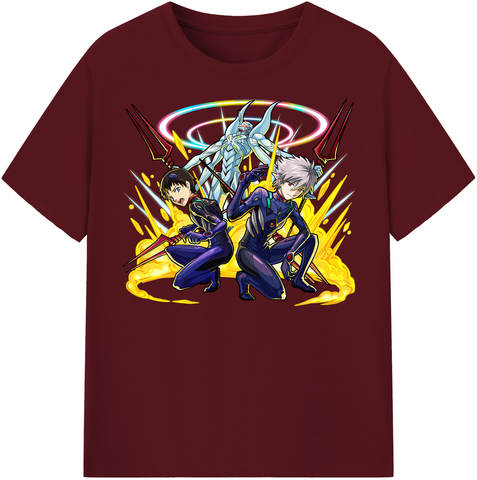 （画像用） EVA 新世紀エヴァンゲリオン 綿100％半袖Tシャツ（フロントプリント）